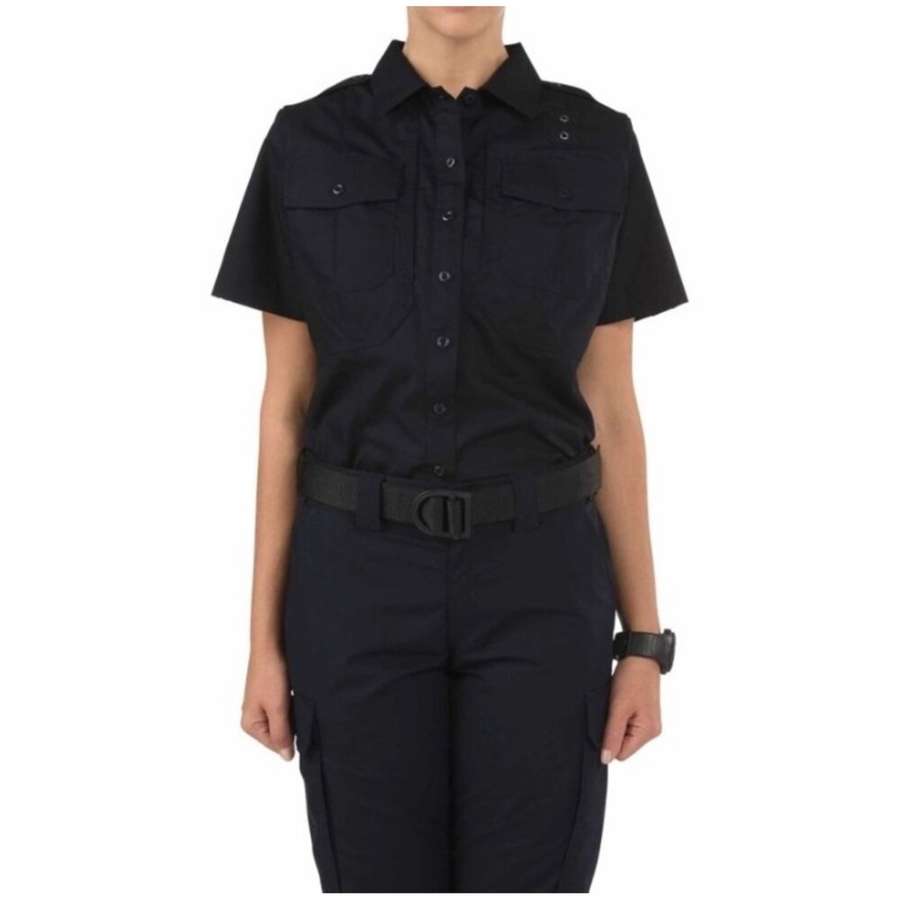 NWT 5.11 Tactical Wn's Taclite PDU B-Class SS Shirt sz XL 61168 Midnt Nvy